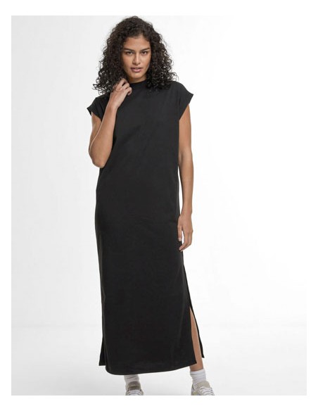 BUI-BY415-Ladies Sorona® Long Extended Shoulder Dress 2